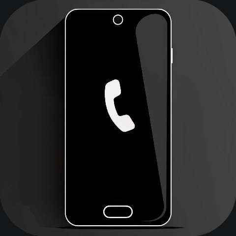 Preview for Phone-call-icon-smartphone-dark-alloy-template-ea148