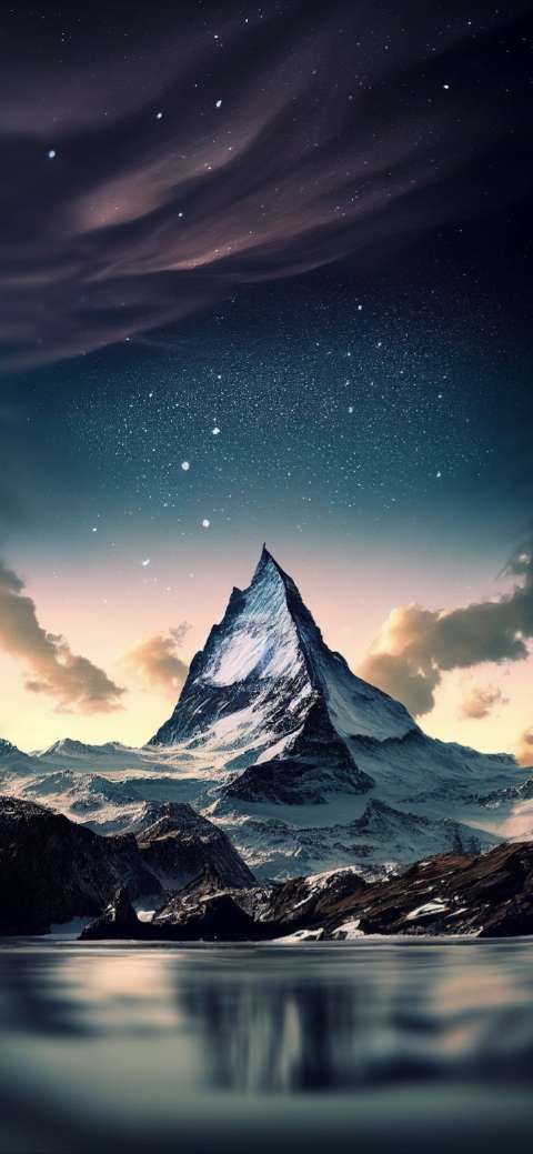 Preview for Matterhorn-at-dusk-aiwallpaper-template-e9557