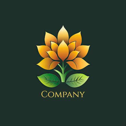Preview for Company-logo-design-logo-flower-template-d5896