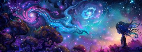 Preview for Cosmic Dreamscape Cover Template