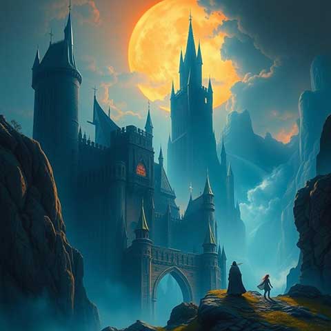 Preview for Mystical-castle-under-full-moon-aiunique-template-7277b