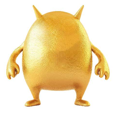 Preview for Golden-character-figurine-elemental-monster-template-fbcaf