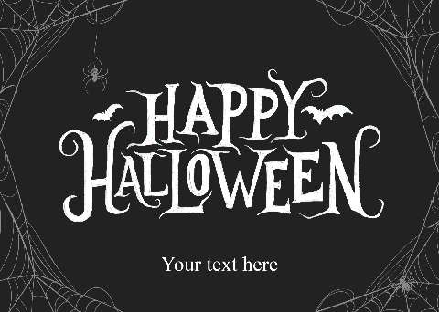 Preview for Happy-halloween-greeting-card-halloween-post-template-ca950