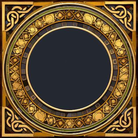 Preview for Celtic-gold-frame-template-colorful-frame-b9455
