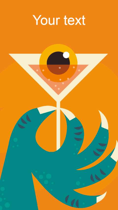 Preview for Cocktail-graphic-design-halloween-story-template-91a44