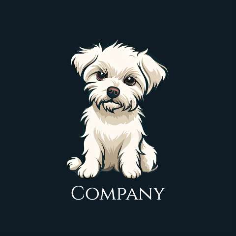Preview for White-dog-logo-design-logo-animal-template-5c0ad