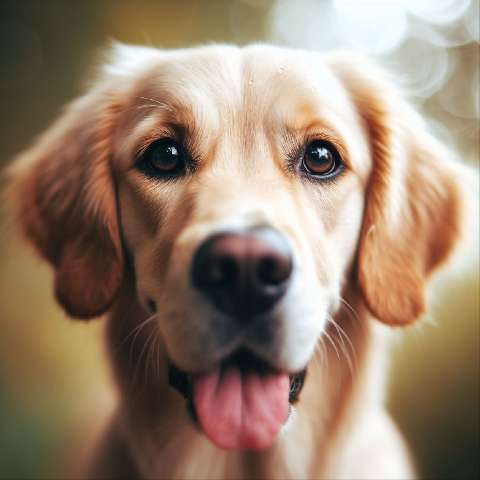 Preview for Golden Retriever Portrait Design Template