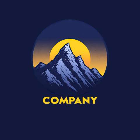 Preview for Mountain-company-logo-design-logo-mountain-template-3972f