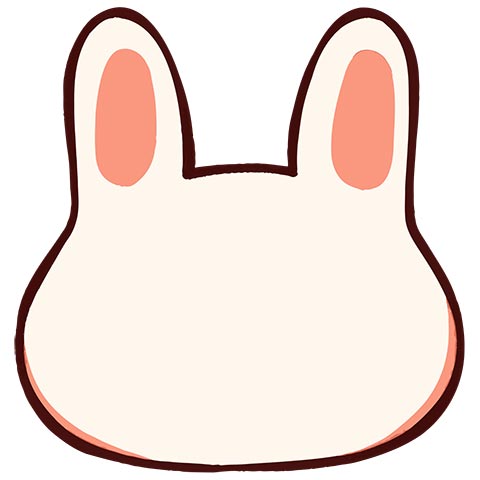 Preview for Cartoon-bunny-head-illustration-emoji-animal-template-087bb