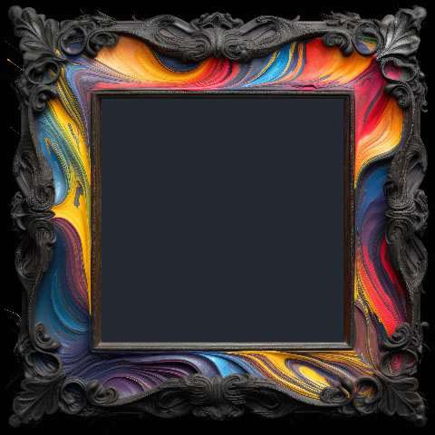 Preview for Vibrant-picture-frame-design-colorful-frame-template-9f275