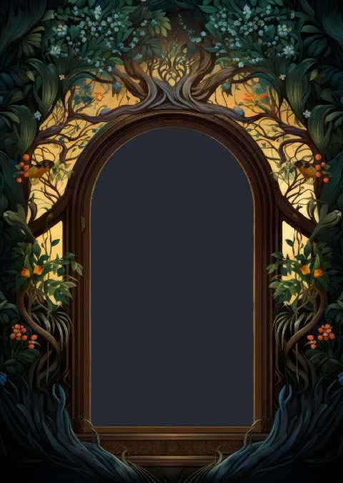Preview for Mystical-archway-template-colorful-frame-3a7bb