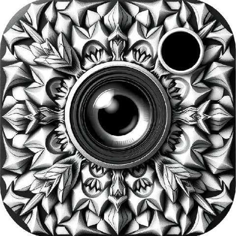 Preview for Surreal-camera-lens-art-aiappiconstyle-template-289c9