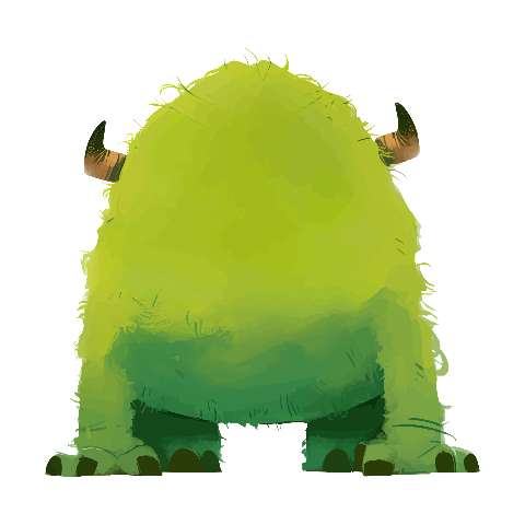 Preview for Green-monster-illustration-large-monster-template-86749