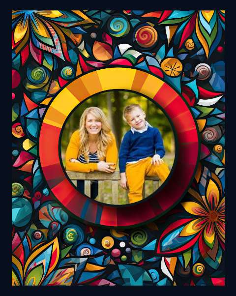 Preview for Vibrant-family-portrait-art-new-year-template-e8cab