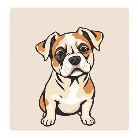 Preview for Cartoon-bulldog-illustration-aiold-template-4b3b9