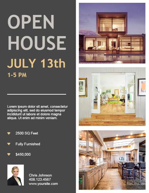Preview for Modern-home-open-house-july-13th-flyer-template-c414d