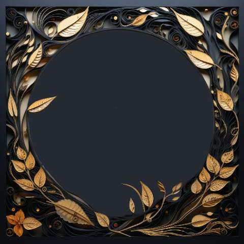 Preview for Luxury-floral-frame-design-colorful-frame-template-590cc
