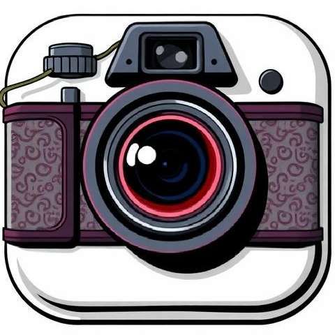 Preview for Vintage-camera-icon-illustration-aiappiconstyle-template-adc7a