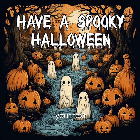 Preview for Spooky-halloween-greeting-card-template-51ebe