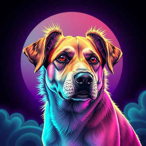 Preview for Neon-dog-moonlight-art-aiold-template-7cb8d