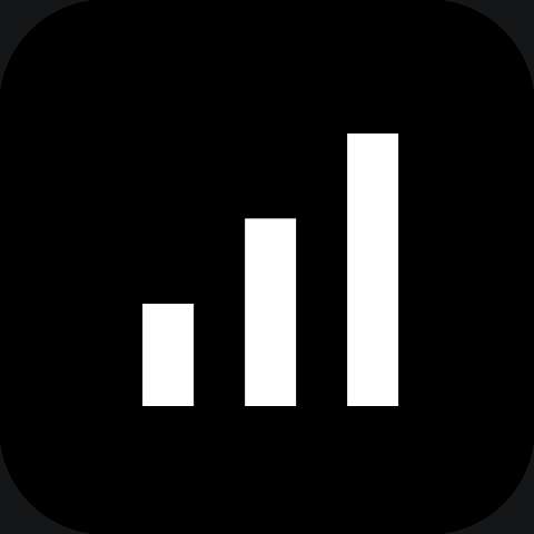 Preview for Bar-chart-icon-design-dark-icon-template-1396e