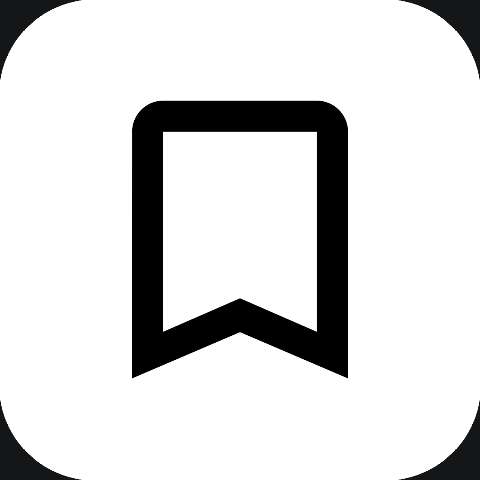 Preview for Simple-bookmark-icon-light-icon-template-5d347