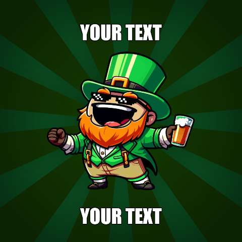 Preview for St-patricks-day-leprechaun-template-stpatmeme-4c83f