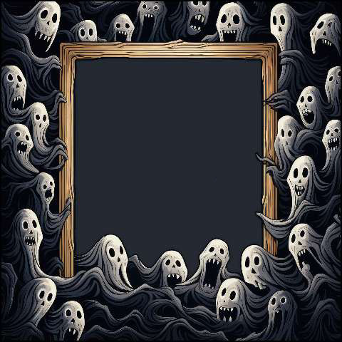 Preview for Spooky-ghostly-frame-illustration-halloween-template-bf494
