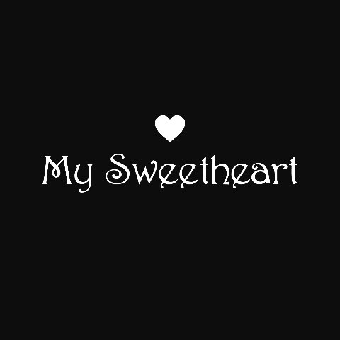 Preview for My-sweetheart-design-text-style-template-522c3