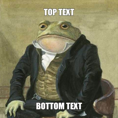 Preview for Dapper-frog-meme-template-meme-animal-dc8e2