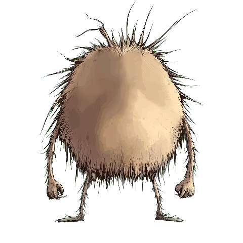 Preview for Furry-creature-illustration-ugly-monster-template-05335