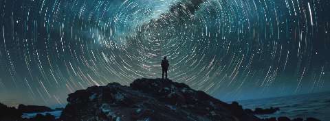 Preview for Starry Night Sky Template For Astrophotography Covers