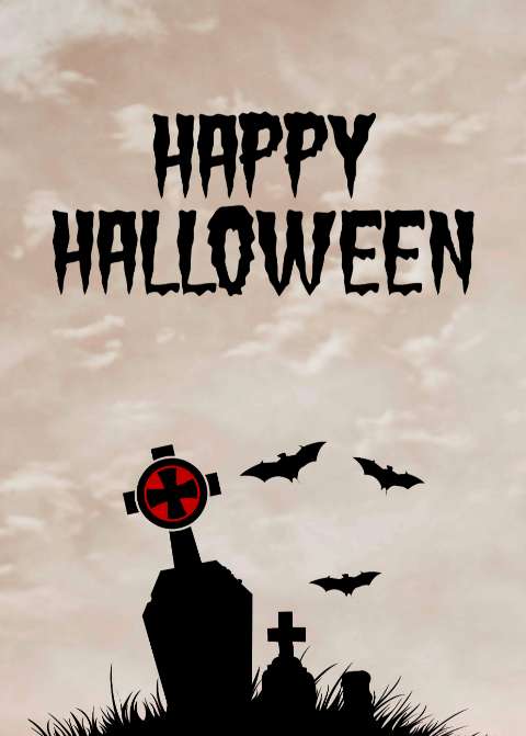 Preview for Happy-halloween-greeting-halloween-post-template-bf335