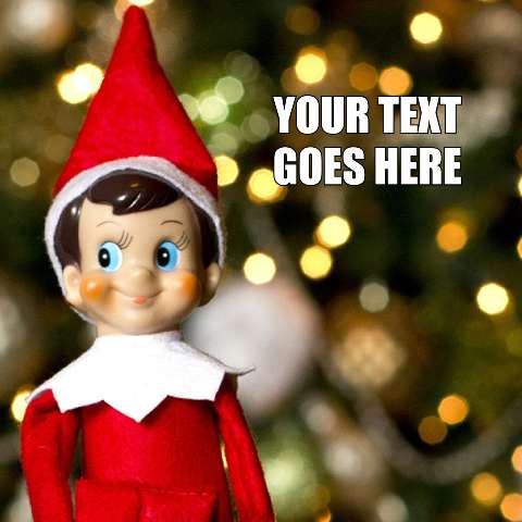 Preview for Customizable-elf-on-the-shelf-holidaymeme-template-efcdd
