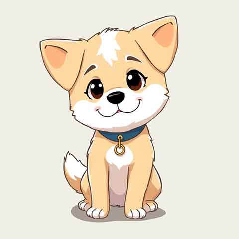 Preview for Adorable Cartoon Dog Design Template