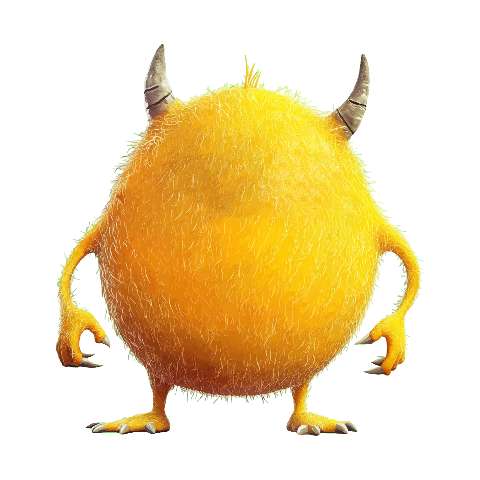 Preview for Yellow-monster-character-design-colorful-monster-template-58655