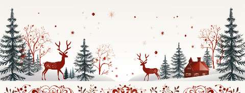 Preview for Winter-wonderland-scene-christmas-facebook-template-c6ade