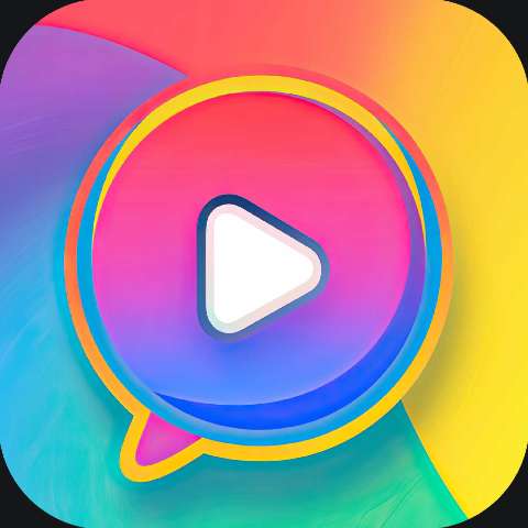 Preview for Multimedia Messaging App Icon Design Template