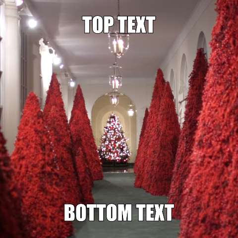 Preview for Red-christmas-trees-holiday-decor-holidaymeme-template-0465b