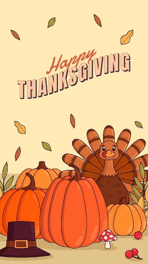 Preview for Thanksgiving-cartoon-illustration-template-38311