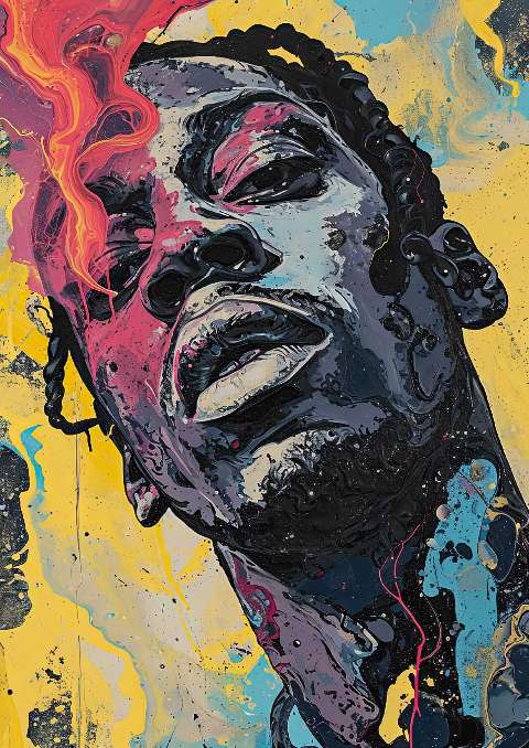 Preview for Vibrant-portrait-art-celebrities-template-0b4cf