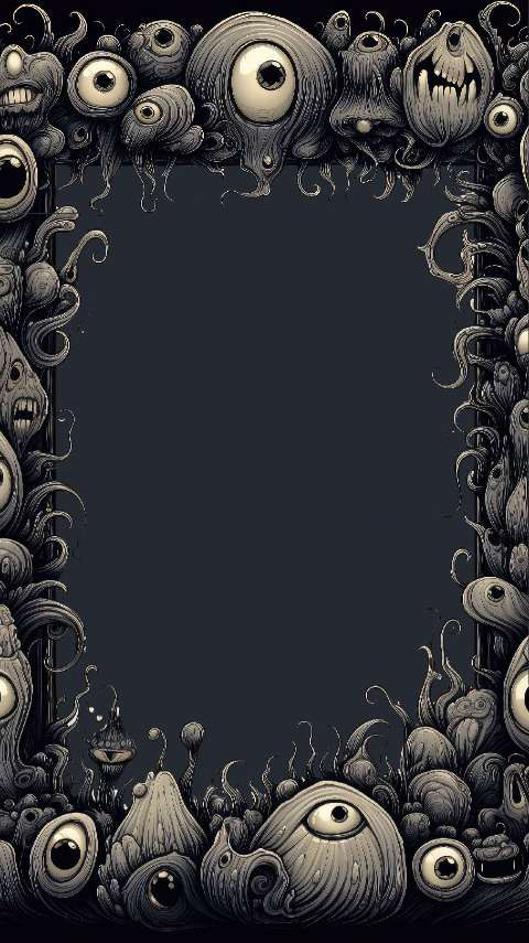 Preview for Creepy-eye-frame-illustration-halloween-frame-template-82ab9