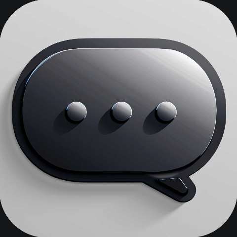Preview for Modern Chat Bubble App Icon Template