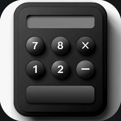 Preview for Calculator Icon Design Template