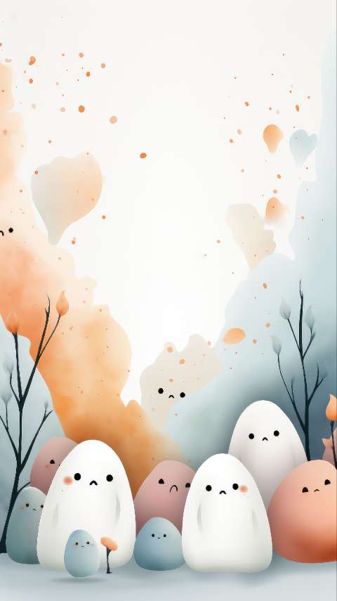 Preview for Easter-egg-characters-illustration-halloween-story-template-234a3