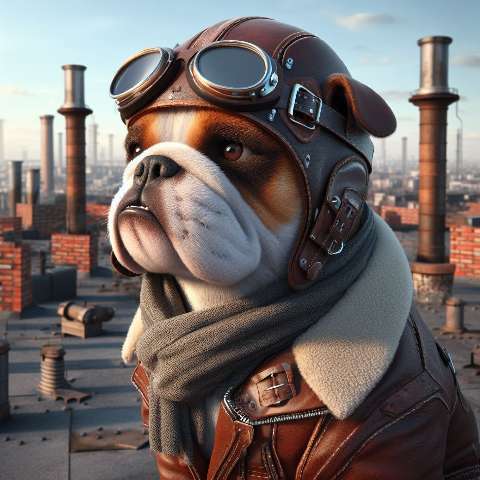 Preview for Adventurous Bulldog Pilot Design Template