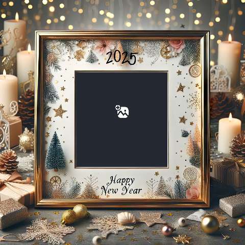 Preview for 2025-new-year-frame-template-ec00e
