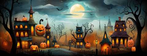 Preview for Halloween-night-scene-illustration-halloween-social-template-e1ca6
