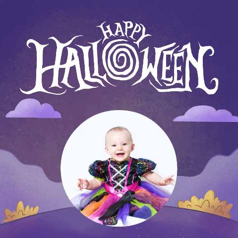 Preview for Happy-halloween-baby-costume-halloween-post-template-ad40b