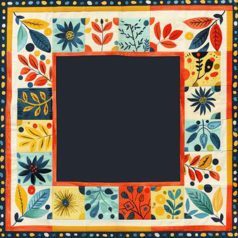 Preview for Floral-tile-design-spring-template-7a82a